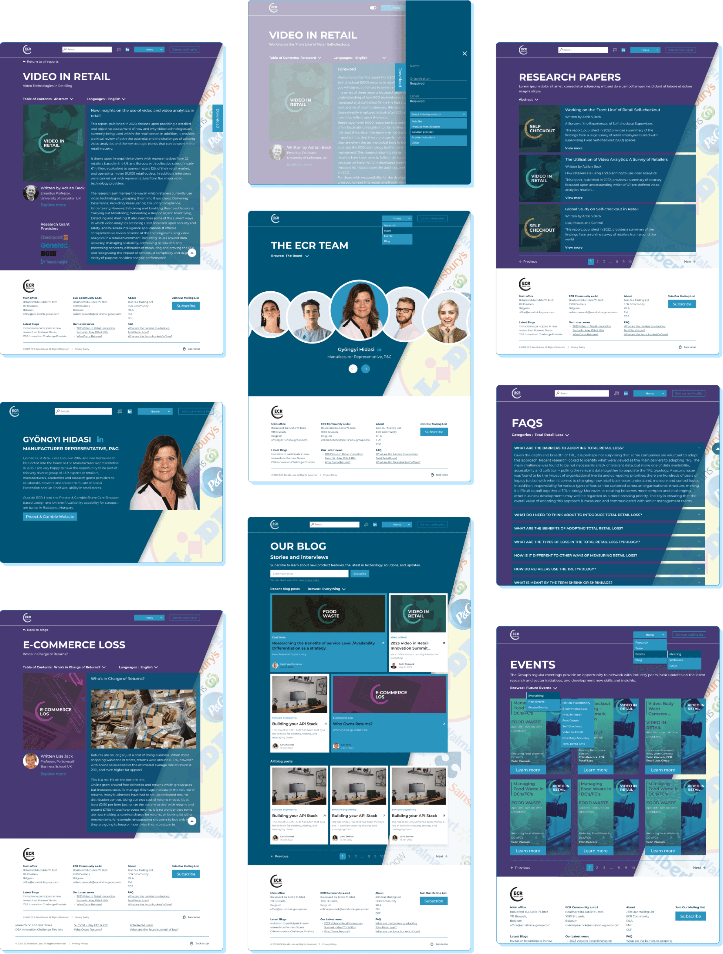 Other pages - screen 1